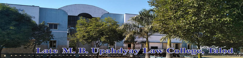 Late M.B. Upadhyay Law College