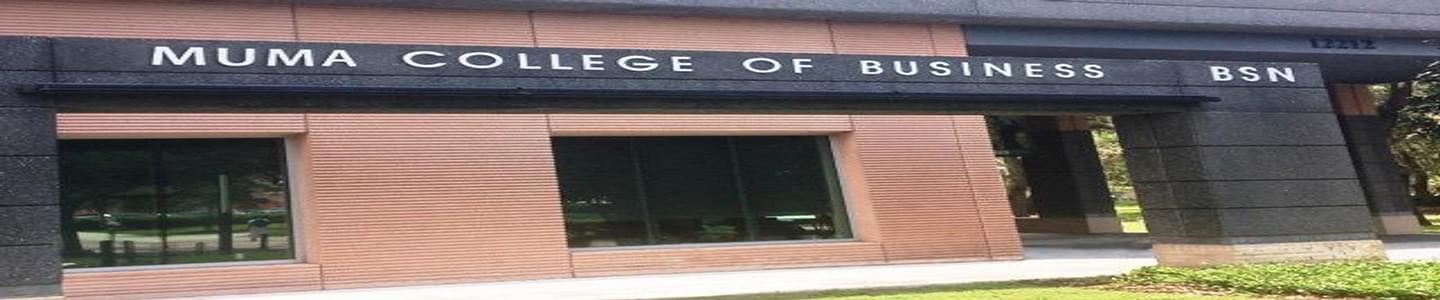 Muma College of Business, University of South Florida banner