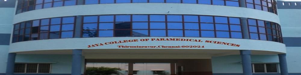 Jaya College of Paramedical Sciences, College of Pharmacy