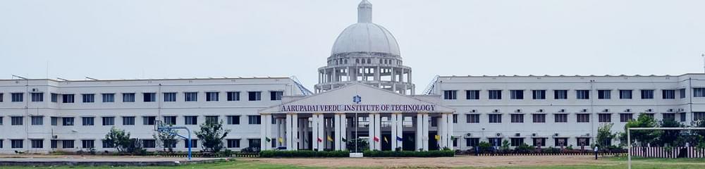 Aarupadai Veedu Institute of Technology - [AVIT]
