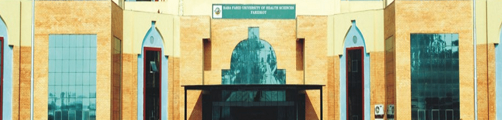 Baba Farid University of Health Sciences - [BFUHS]