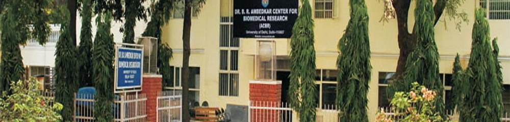 Dr. B. R. Ambedkar Center for Biomedical Research - [ACBR]