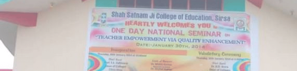 Shah Satnam ji College of Education