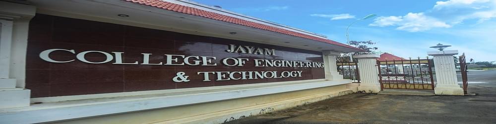 Jayam College of Engineering and Technology - [JCET]