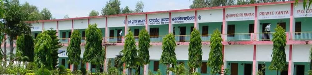 Shri Guru Nanak Dev PG College, Nanakmatta