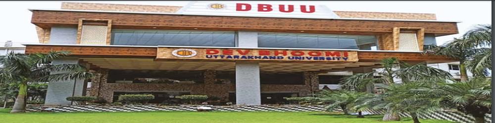 Dev Bhoomi Uttarakhand University - [DBUU]