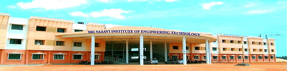 Sri Vasavi Institute of Engineering and Technology - [SVIET]