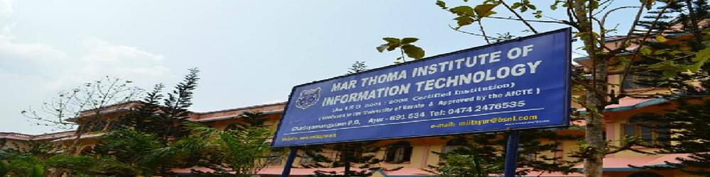 Marthoma Institute of Information Technology - [MIIT] Chadayamangalam