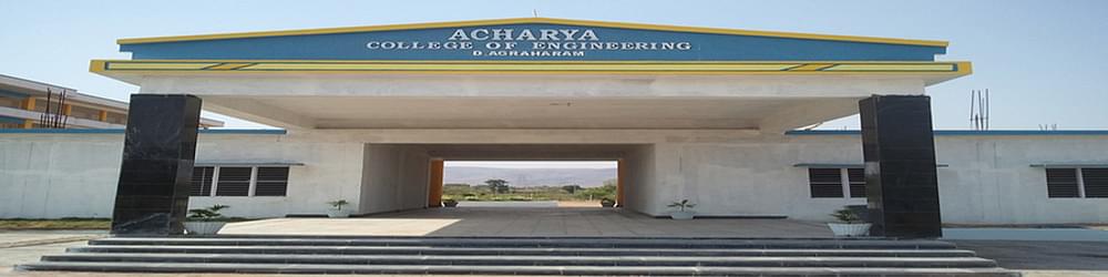Acharya College of Engineering - [ACE]