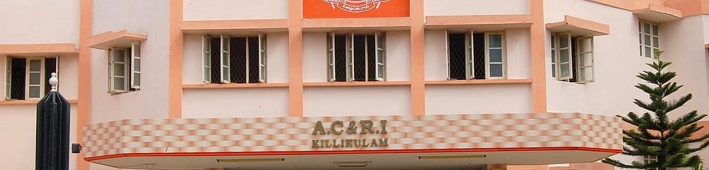 Agricultural College and Research Institute - [ACRI]