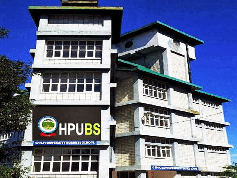 Himachal Pradesh University Business School HPUBS Shimla