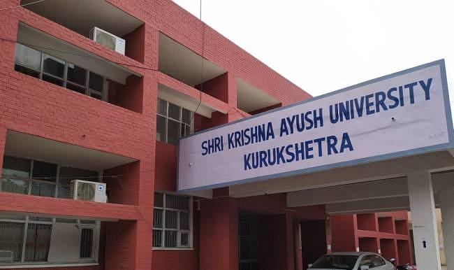 Shri Krishna Ayush University Kurukshetra Courses Fees 2024 2025