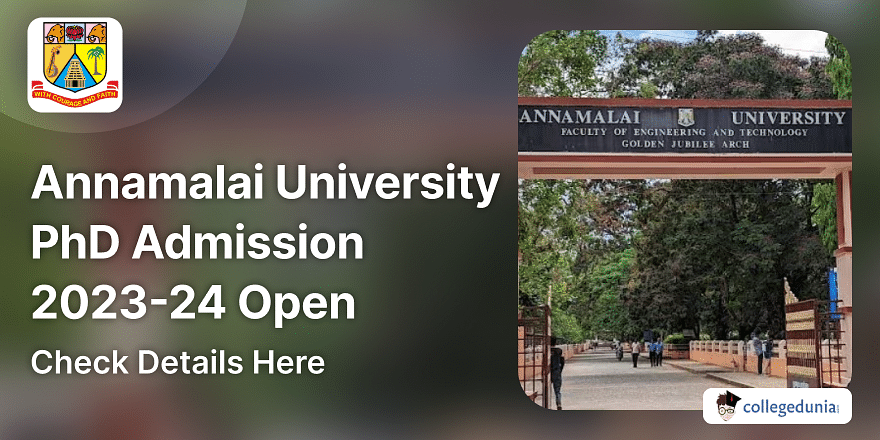 annamalai university phd apply online