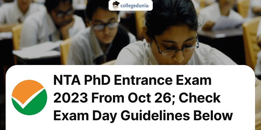 phd entrance exam by nta