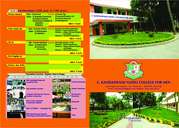 C Kandasami Naidu College for Men - [CKNC], Chennai - Admissions ...