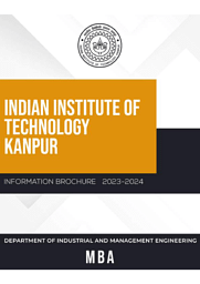 IIT Kanpur MBA Brochure