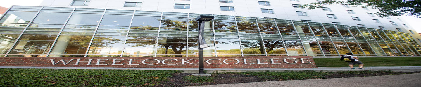 Wheelock College of Education & Human Development banner
