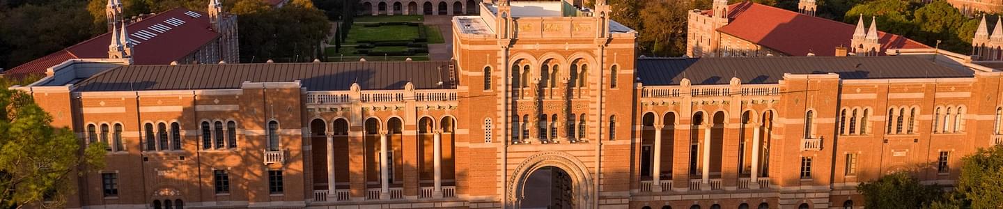 Rice University banner