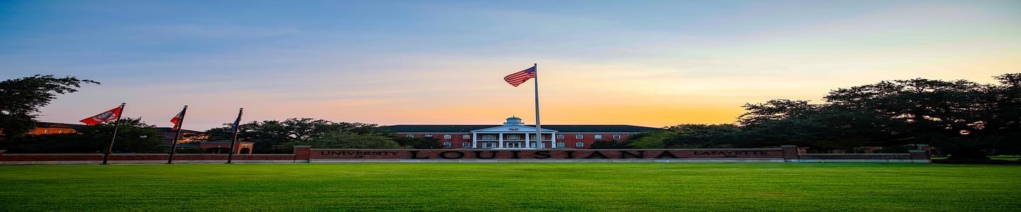 University of Louisiana banner