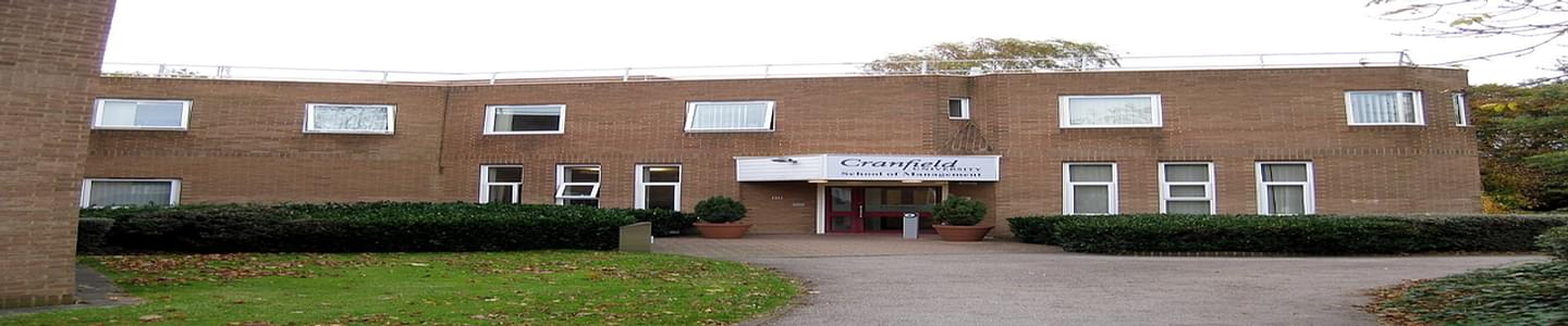 Cranfield School of Management banner