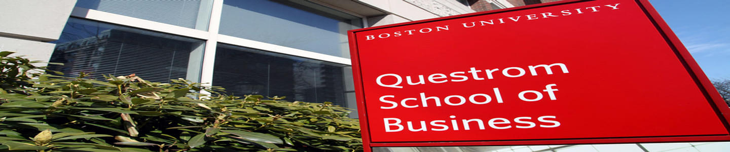 Questrom School of Business banner