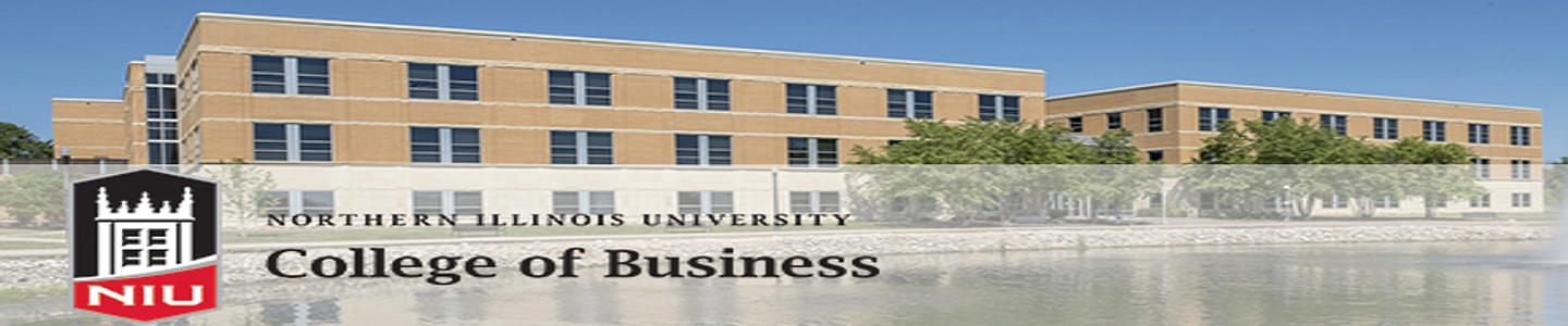 College of Business, Northern Illinois University banner