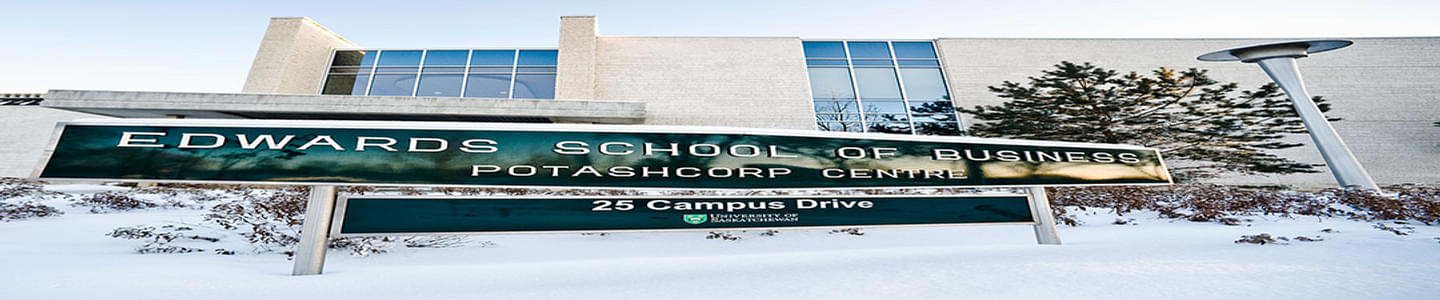 Edwards School of Business banner