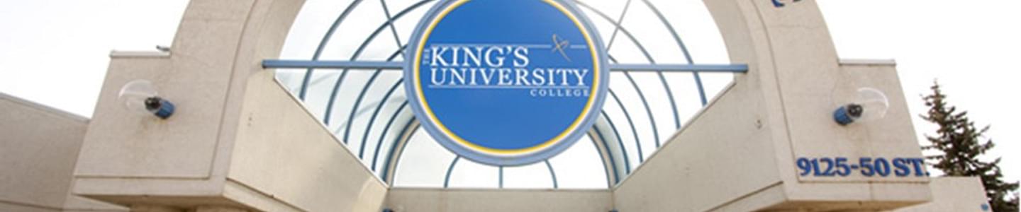 The King's University banner