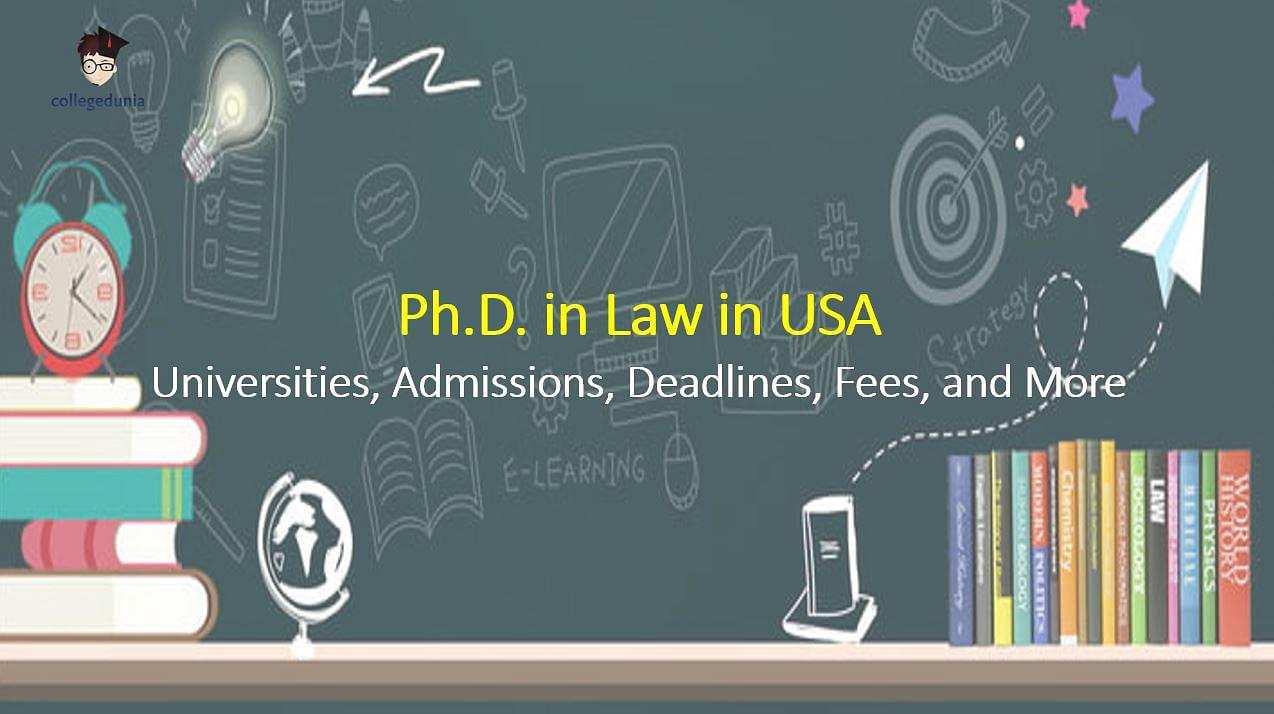 phd in law in usa