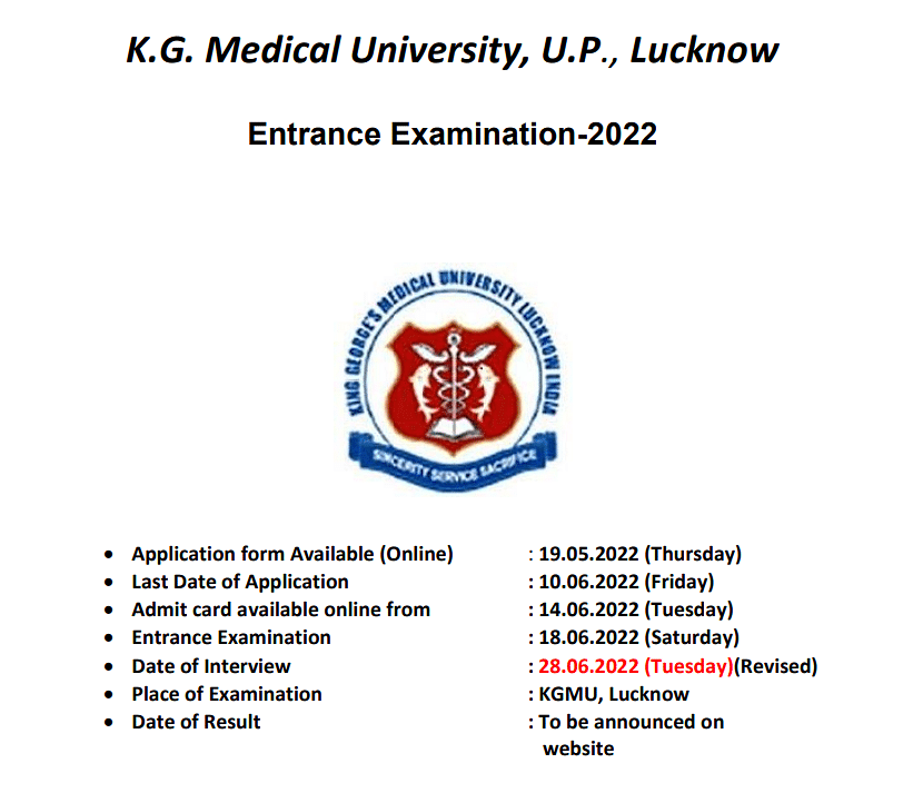 KGMU Lucknow Recruitment 2021 - Nurse, MO Posts - Entri Blog