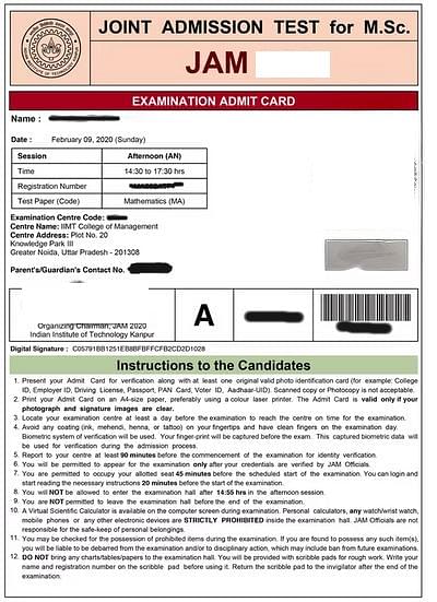 IIT JAM 2024 Notification, Exam Date, Application Form