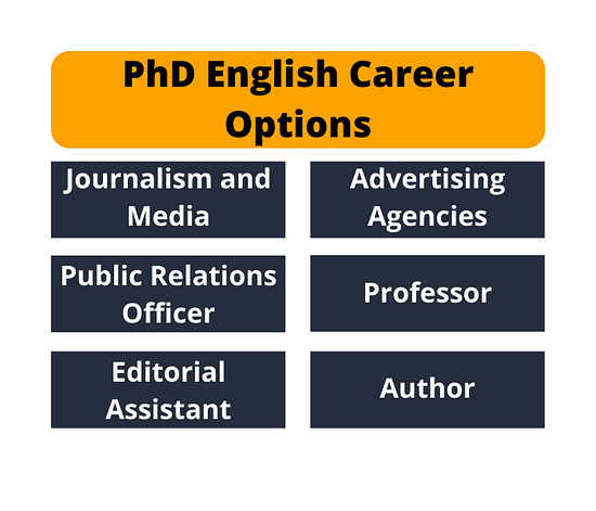 PHD English Career Options