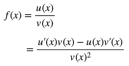 quotient rule calculus proof