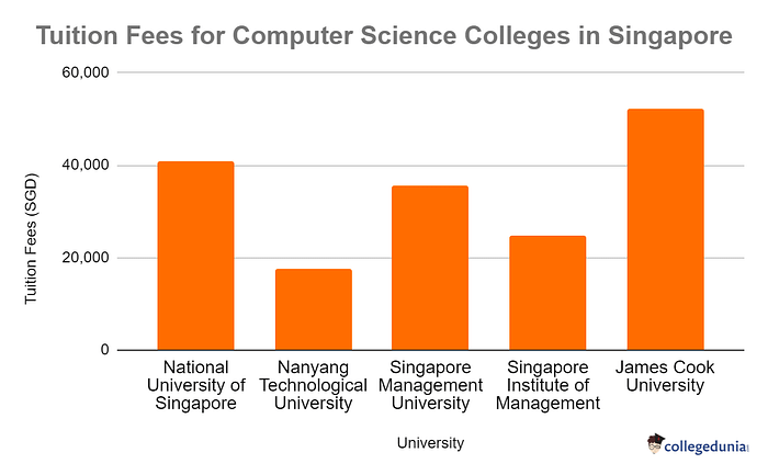 Computer Science Colleges Tuition Fees in Singapore