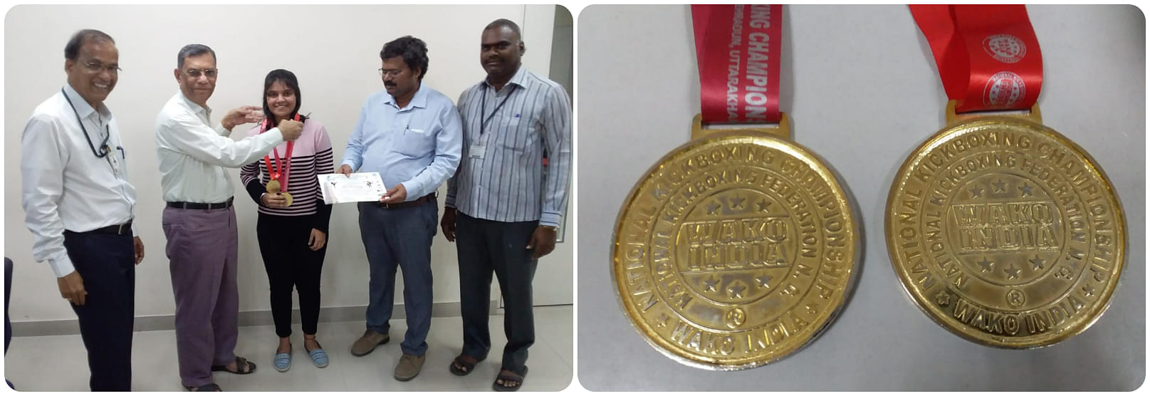 GITAM Hyderabad s B.Tech student wins two gold medals