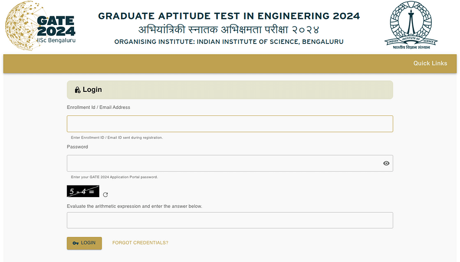 GATE Result 2024 Live Updates IISc GATE Result Out goaps.iisc.ac.in