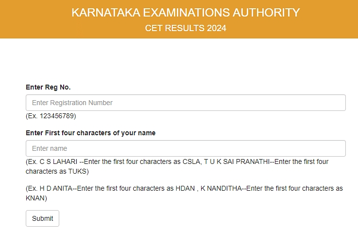 KCET 2024 Result