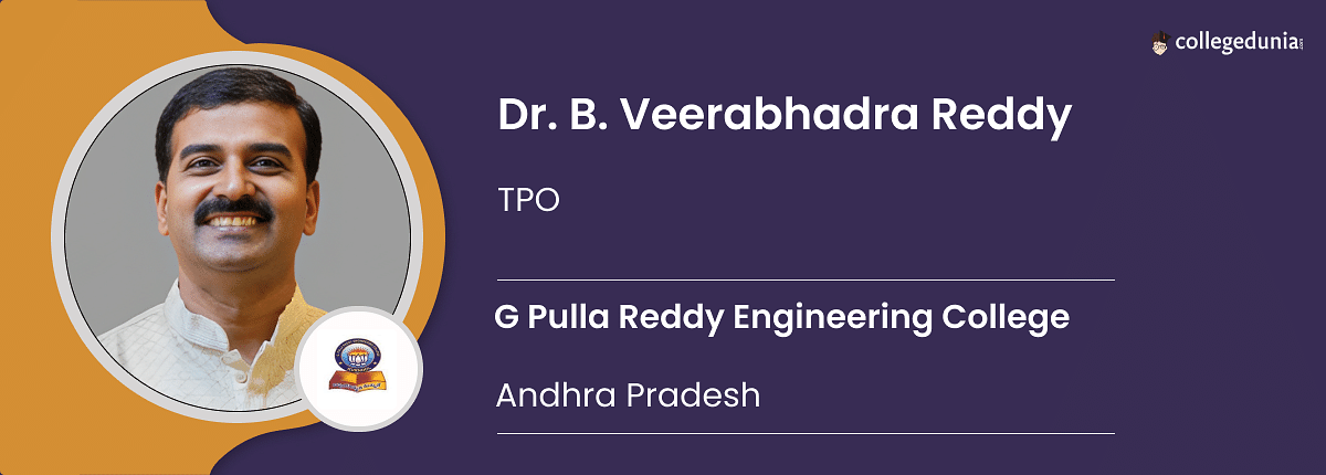 G Pulla Reddy Engineering College: Dr. B. Veerabhadra Reddy, TPO