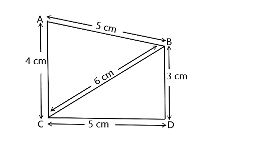 Steps for the construction of a parallelogram ABCD with sides AB =4 cm and  AD =5 cm and angle A =60∘ are given below.Choose the correct order.1. Construct  a line segment AB =