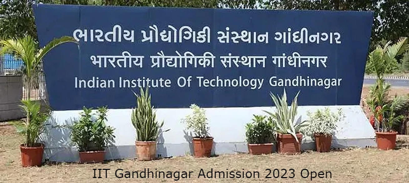IIT Gandhinagar M.Sc & MA Admission 2023-24 Open; Last Date to Apply is  January 25, 2023