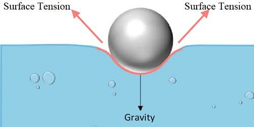 Surface tension of Water. Surface tension. Ension.