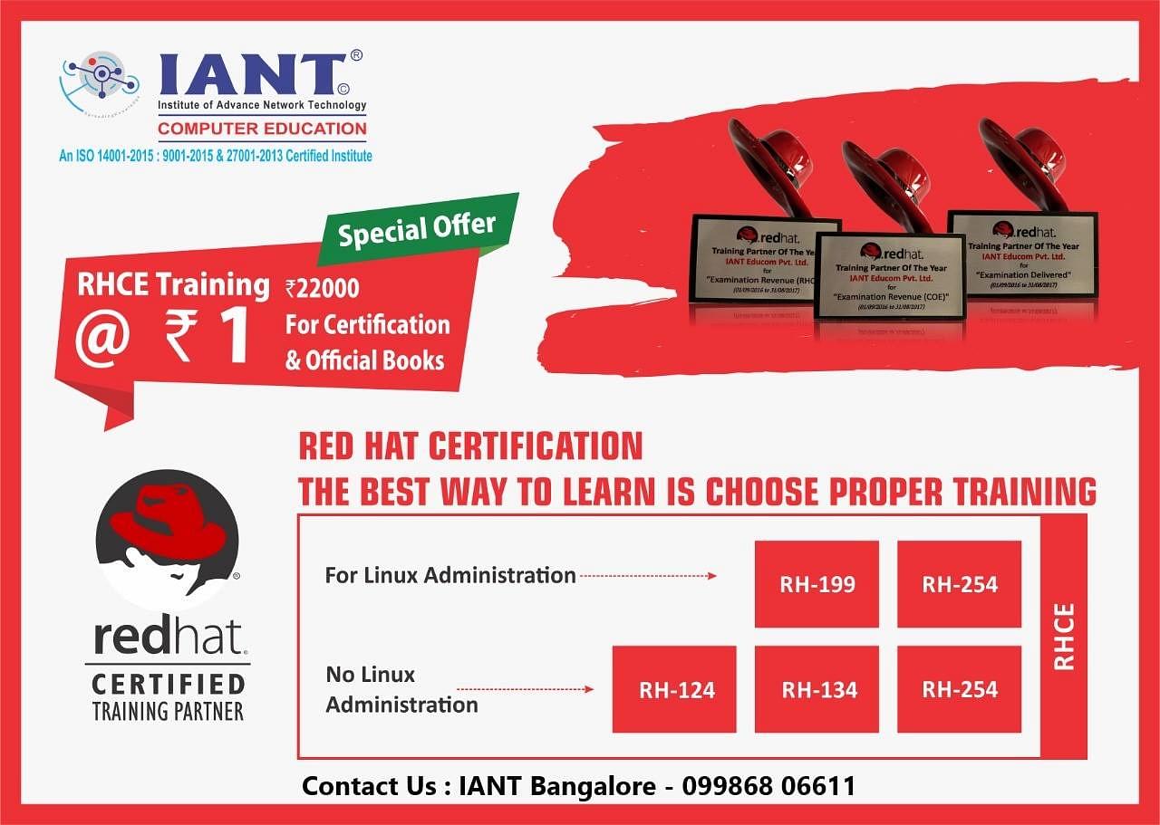 IANT, Bangalore: Cloud Computing, RHCSA, HTML, PHP, Artificial ...