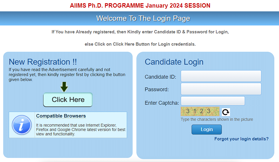 AIIMS Delhi PhD Admission 2024 Open for January Session; Apply till January 26