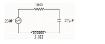 In the circuit shown in the figure, the ratio of the quality factor and the band width is__s