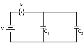 two identical parallel plate capacitors