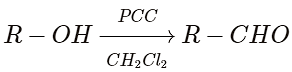 Name the reagents used in the following reactions: (i)Oxidation of a ...