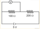 voltmeter is 1 V