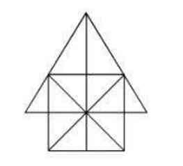 Count the number of triangles and square