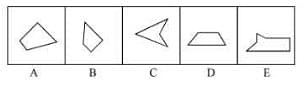 three of the given can be added to get a rectangular figure