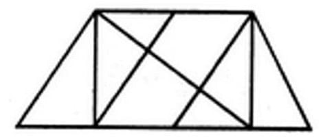 Find the number of triangles in the given figure.